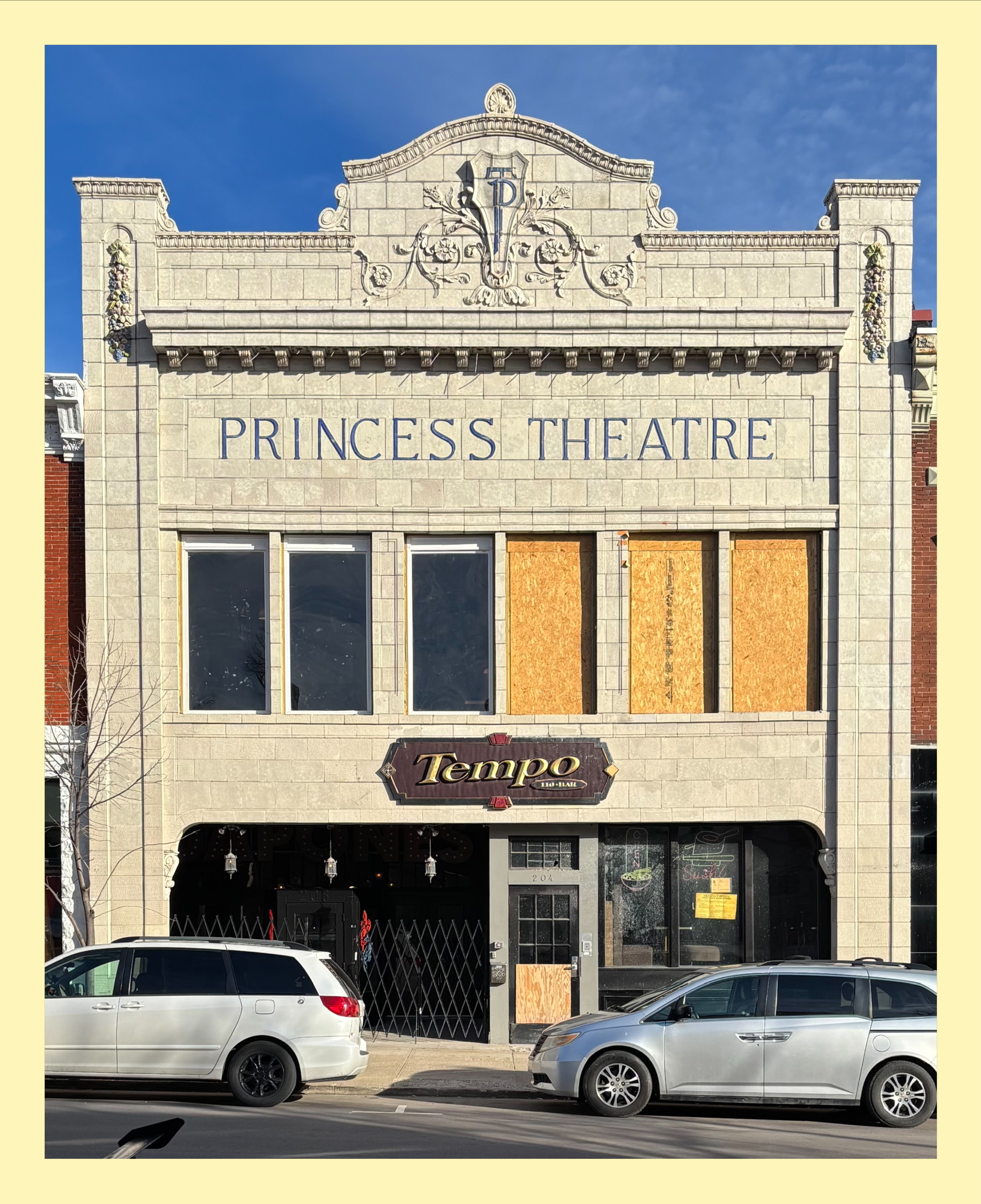 Princess Theatre; 206 North Walnut Street